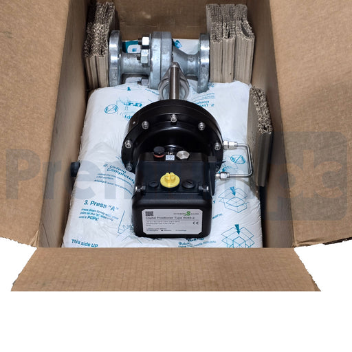 Schubert & Salzer 8621 GS3 Sliding Gate Valve 1" w/ 8049-2 Digital Positioner