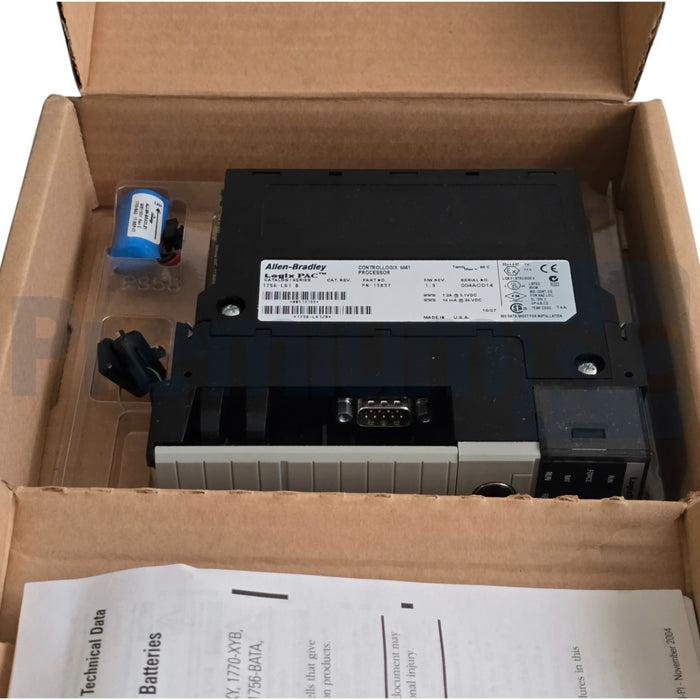 Allen Bradley 1756-L61 /B ControlLogix 5561 Processor 2MB Memory RS-232 NSMP