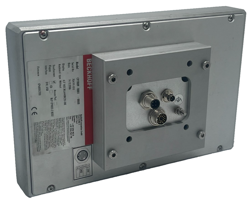 BECKHOFF FERAG CP7809-0001-0000 Control Panel 6.5" TFT Resistive Touch DVI USB