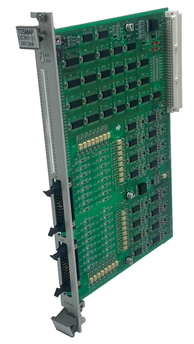 TOSHIBA DICW01-21 24VDC 5mA Digital Input PC Board PLC I/O Module DICW01G021