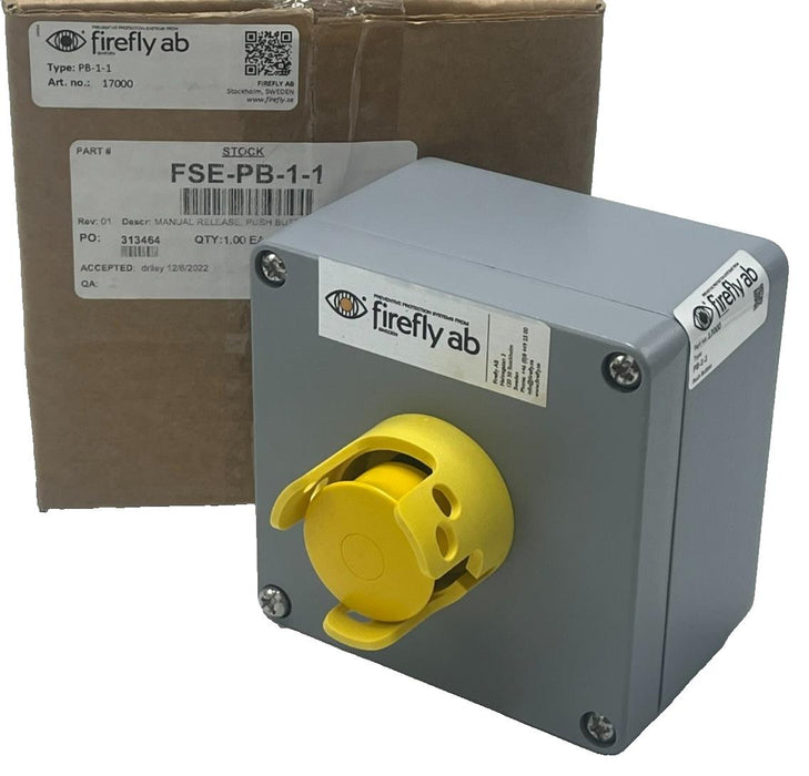 FIREFLY AB PB-1-1 Manual Release Push-Button 17000 Fire Suppression Emergency