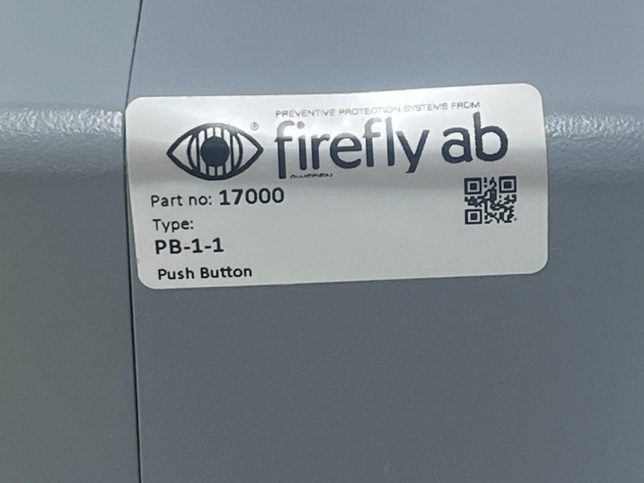 FIREFLY AB PB-1-1 Manual Release Push-Button 17000 Fire Suppression Emergency