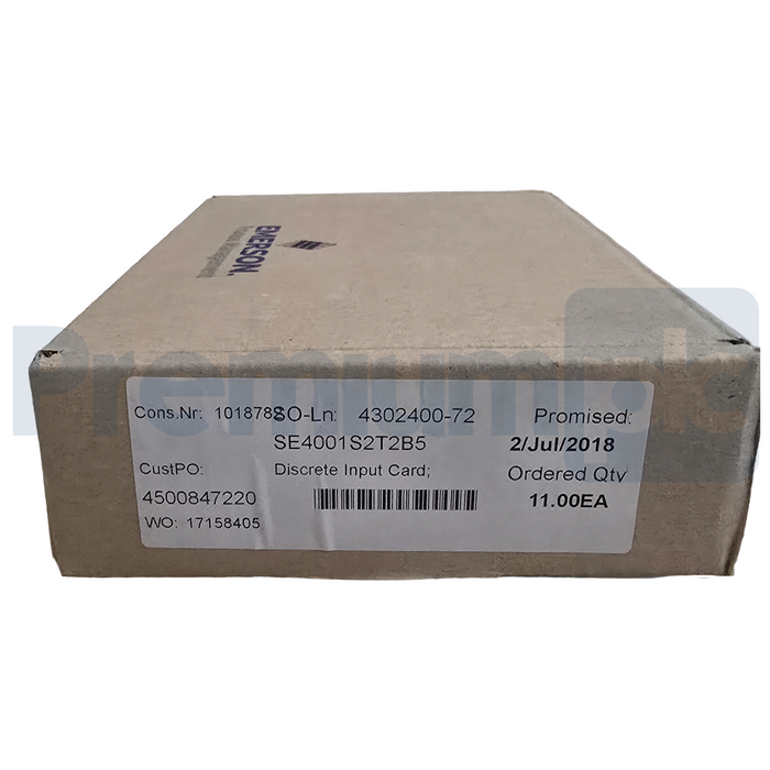 Emerson DeltaV SE4001S2T2B5 32-CH Input Card 24VDC 12P4694X062-233C KJ3203X1-BK1