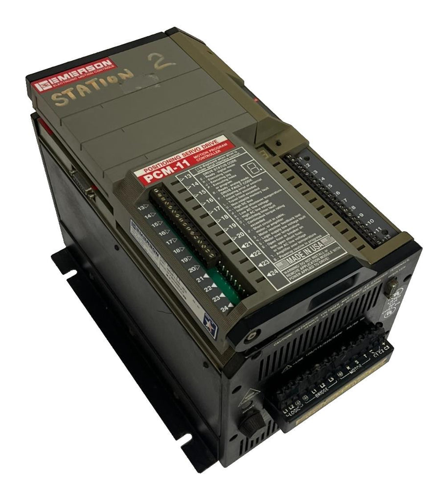EMERSON FX-490 Servo Drive w/ PCM-11 Motion Controller 240V 9A FX490 PCM11