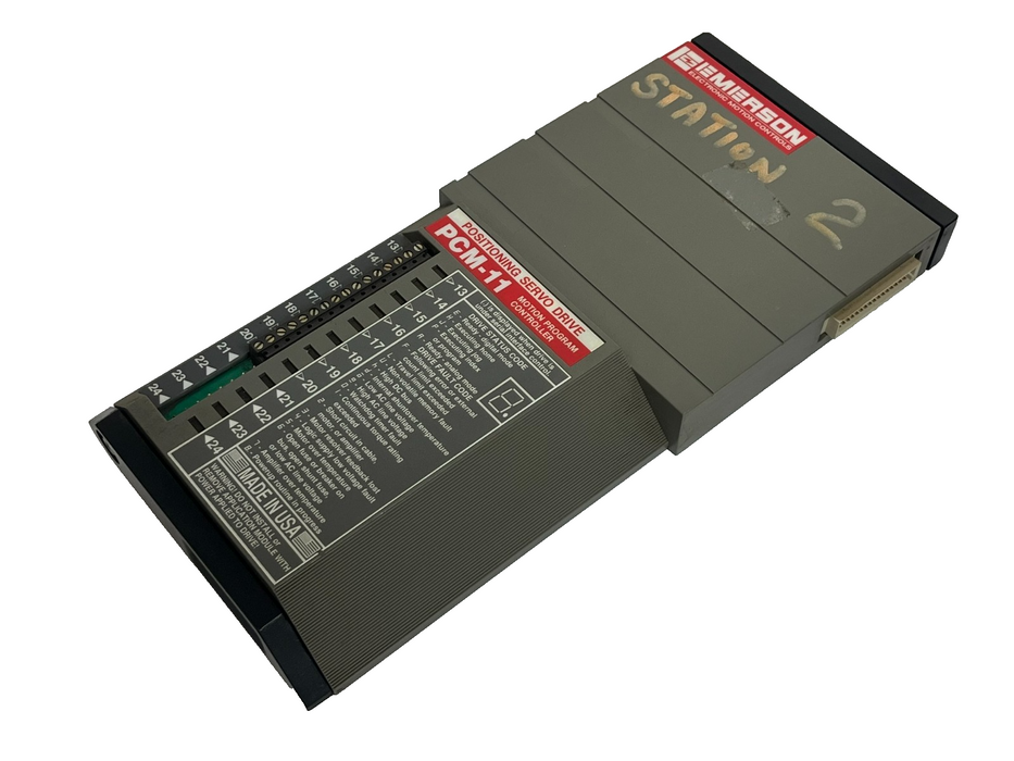 EMERSON FX-490 Servo Drive w/ PCM-11 Motion Controller 240V 9A FX490 PCM11