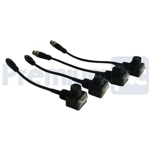 (4) Allen-Bradley 42EF-R2MPB-F4 /D RightSight Transmitted Beam Receivers 20m