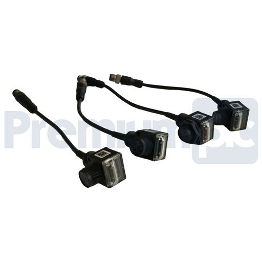 (4) Allen-Bradley 42EF-R2MPB-F4 /D RightSight Transmitted Beam Receivers 20m