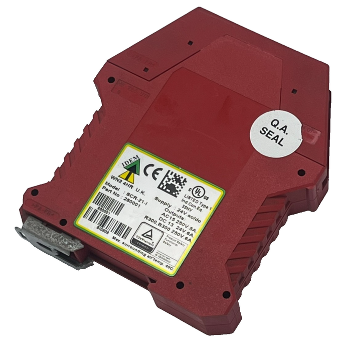 IDEM VIPER SCR-21-i Safety Relay 280001 Dual Channel 24VAC/DC SIL 3 PLe SCR21i