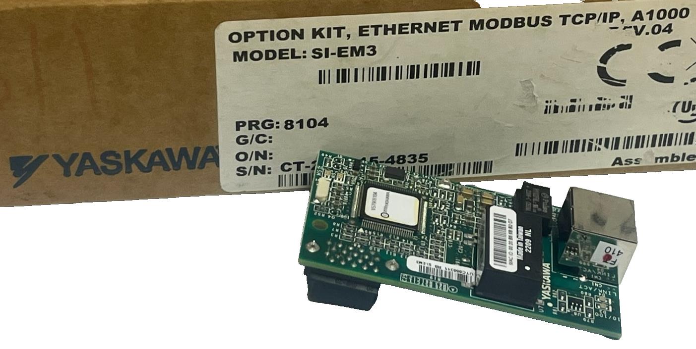 YASKAWA SI-EM3 Modbus TCP/IP Option Card A1000 REV 04 *MISSING MANUAL ...