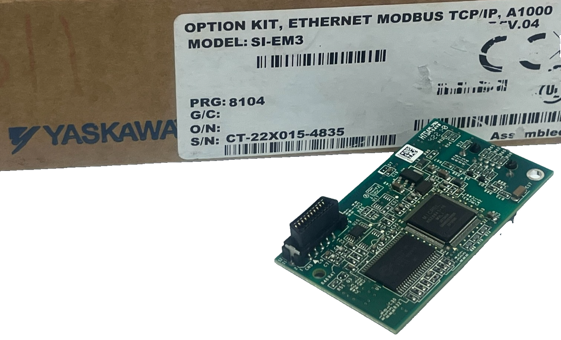 YASKAWA SI-EM3 Modbus TCP/IP Option Card A1000 REV 04 *MISSING MANUAL ...