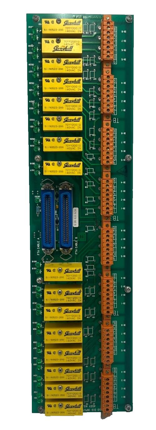 HONEYWELL 51304439-100 Iso Dig Input Board Rev D,  15 GRAYHILL 70YY20010 RELAYS