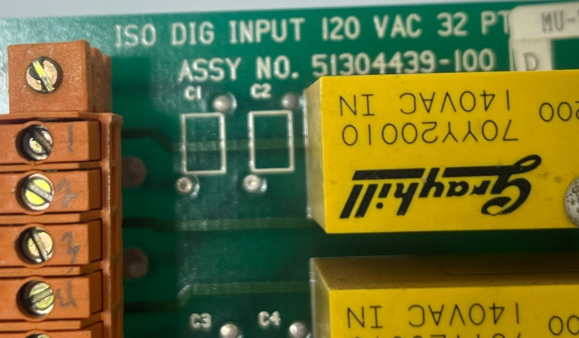 HONEYWELL 51304439-100 Iso Dig Input Board Rev D,  15 GRAYHILL 70YY20010 RELAYS