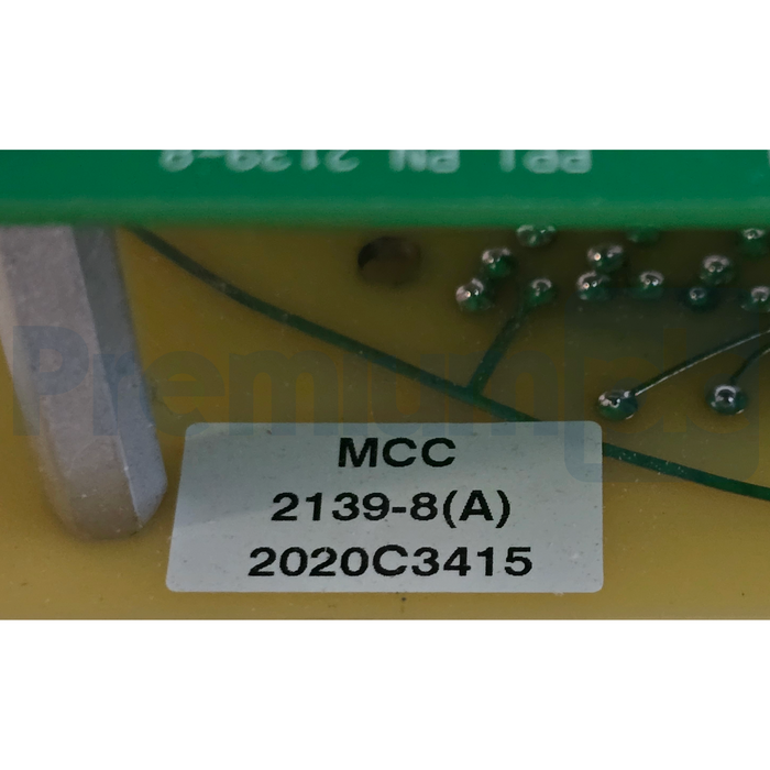 MCC Electronics 2139-8 II 2400 Control Board 00-0142-0001 (C) 1422C3457B 142-1