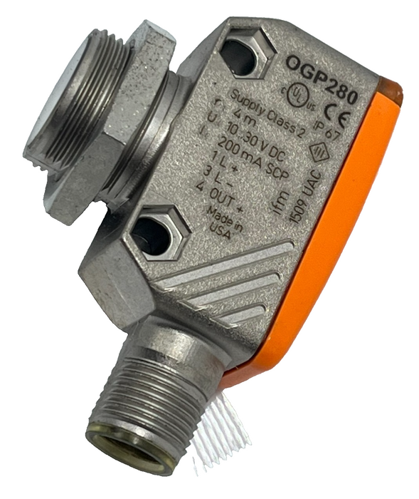 IFM OGP280 Photoelectric Sensor Background Suppression 100mm PNP M8 IO-Link OGP2