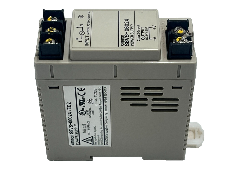 Lot of 3: Omron S8VS-06024/ED2 Switch Mode Power Supply 24VDC 2.5A 60W