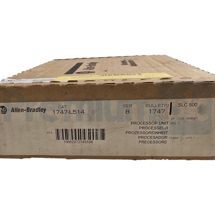 Allen Bradley 1747-L514 /B SLC 500 SLC 5/01 Processor Unit 4K Memory FRN. 6 NSMP
