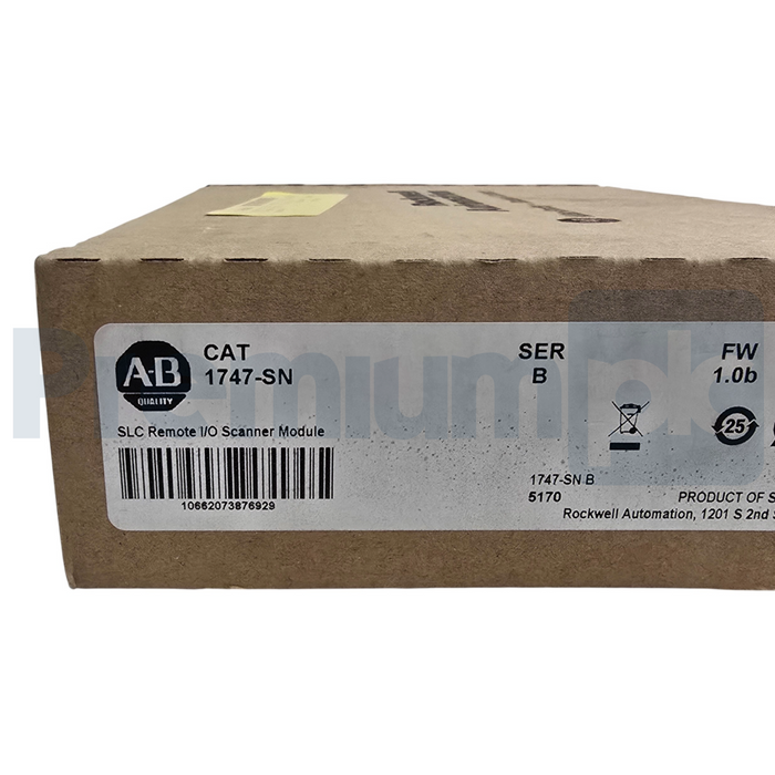 Allen Bradley 1747-SN /B SLC 500 Remote I/O RIO Scanner Module 1747SN NSFS 2023