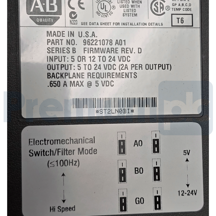 Allen-Bradley 1771-VHSC /B PLC-5 Very High Speed Counter Module 1771VHSC NSMP