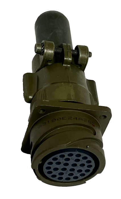 ITT Cannon CA3100E24A28SB Circular Connector 28-Way Socket Cable Adapter Assy.