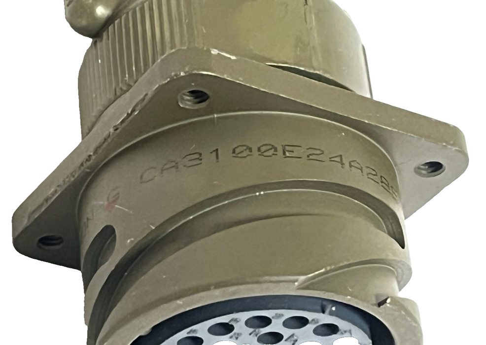 ITT Cannon CA3100E24A28SB Circular Connector 28-Way Socket Cable Adapter Assy.