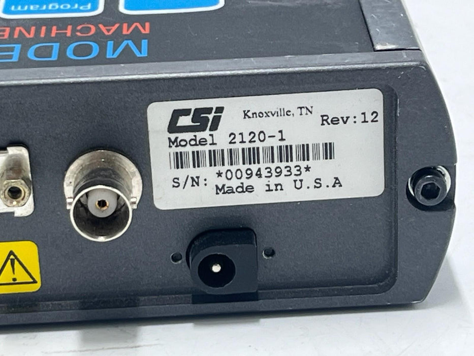 CSI 2120-1 Machinery Health Analyzer Rev: 12 FOR PARTS ONLY Drilled Salvage Unit