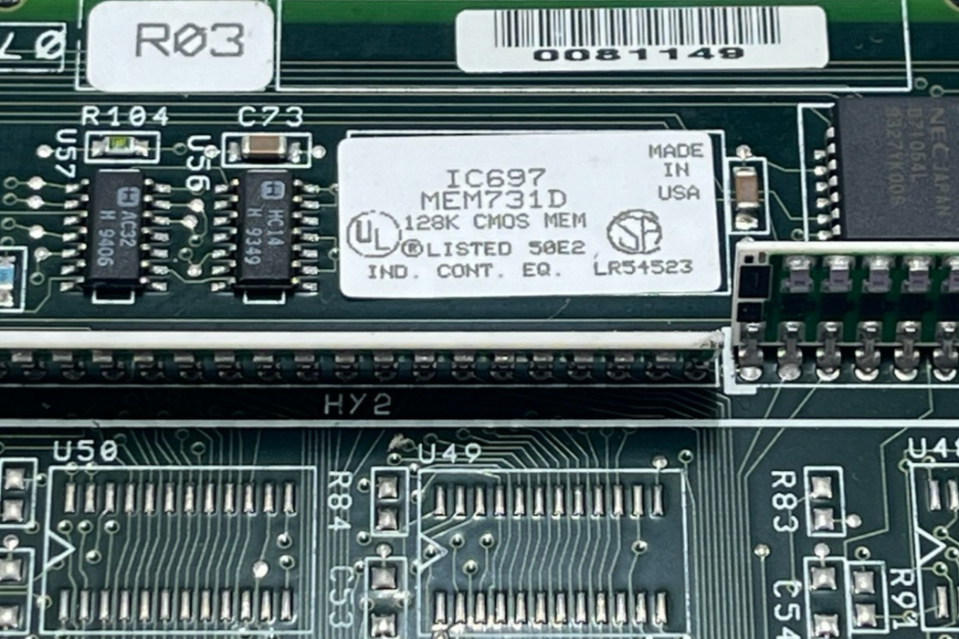 GE Fanuc IC697MEM731D Expansion Memory Module 128K CMOS | CMPE1 44A735351-G01