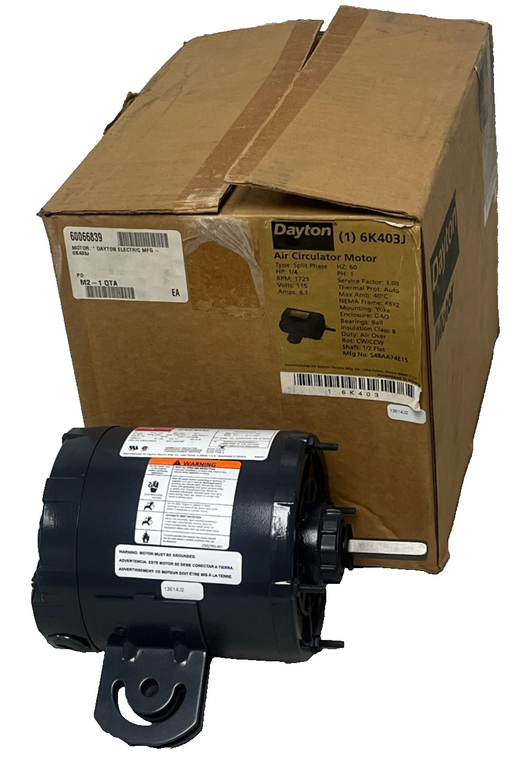 Dayton 6K403J Air Circulator Fan Motor | 1/4 HP 1725 RPM 115V, NSMP