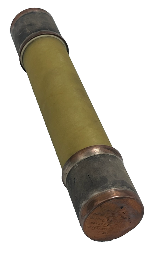 GE 9F60CED007 Medium Voltage Fuse | 5.5kV 7E Amp Type EJ-1 | Mersen Cross