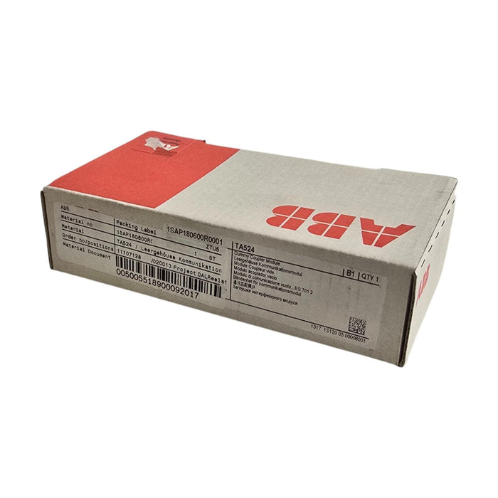 ABB TA524 | 1SAP180600R0001 S500 AC500 Dummy Extension Terminal Slot Cover NSMP