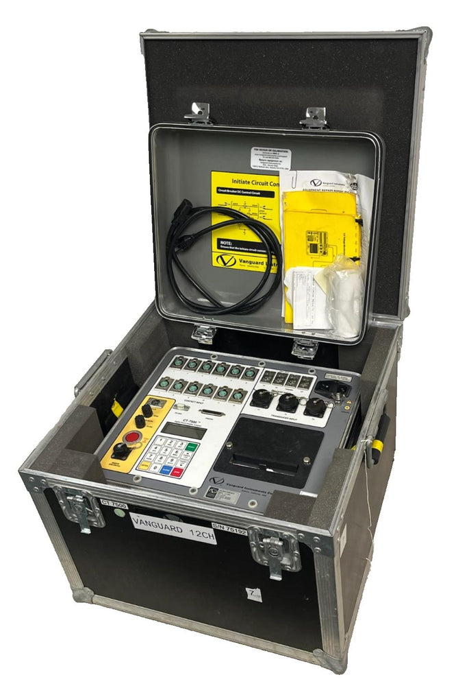 Vanguard CT-7500 S2 Digital Circuit Breaker Analyzer | EHV Test Set w/ Hardcase