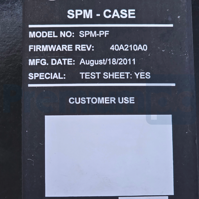 GE Multilin SPM-PF | SPM Synchronous Motor Protection Relay Power Factor NSMP