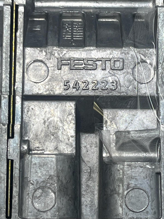 Lot of 2 Festo VMPA-FB-AP-P1 Sub-Base 542223 for VPPM Pressure Regulators