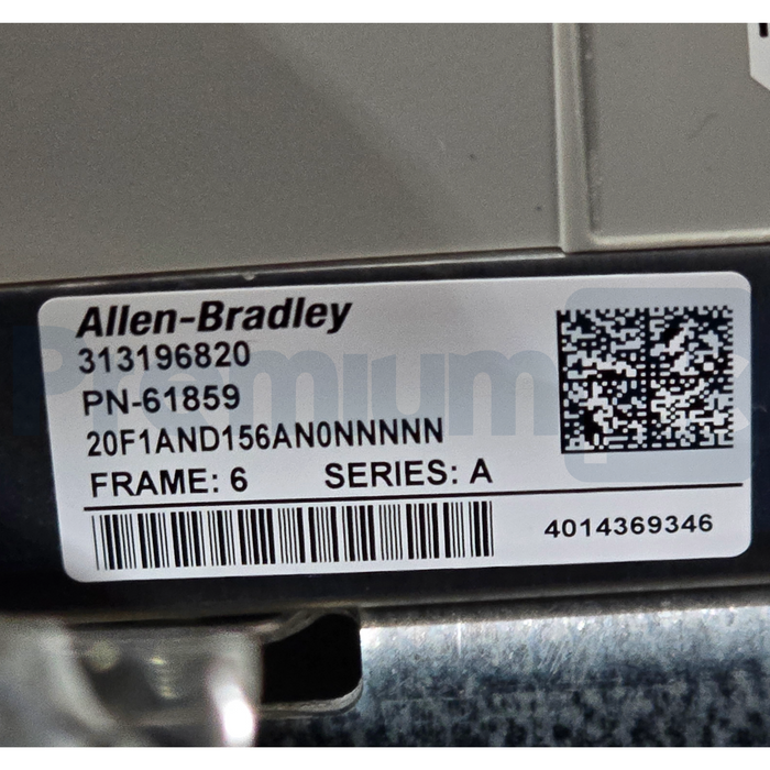 Allen Bradley 20F1AND156AN0NNNNN /A PowerFlex 753 AC Drive 480V 125HP 156A NSMP