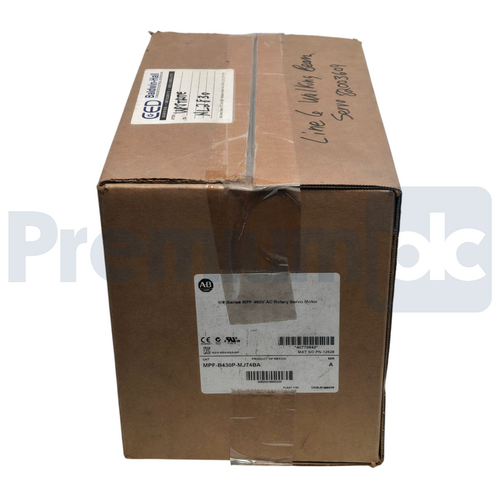 Allen Bradley MPF-B430P-MJ74BA /A MPF Food Grade Servo Motor 460V w/Brake NSMP