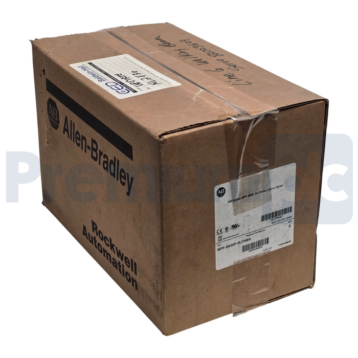 Allen Bradley MPF-B430P-MJ74BA /A MPF Food Grade Servo Motor 460V w/Brake NSMP