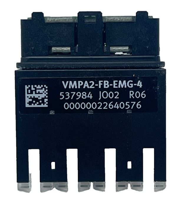 Lot of 4 Festo VMPA2-FB-EMG-4 Electronics Modules 297827 | MPA-S Terminal 24VDC