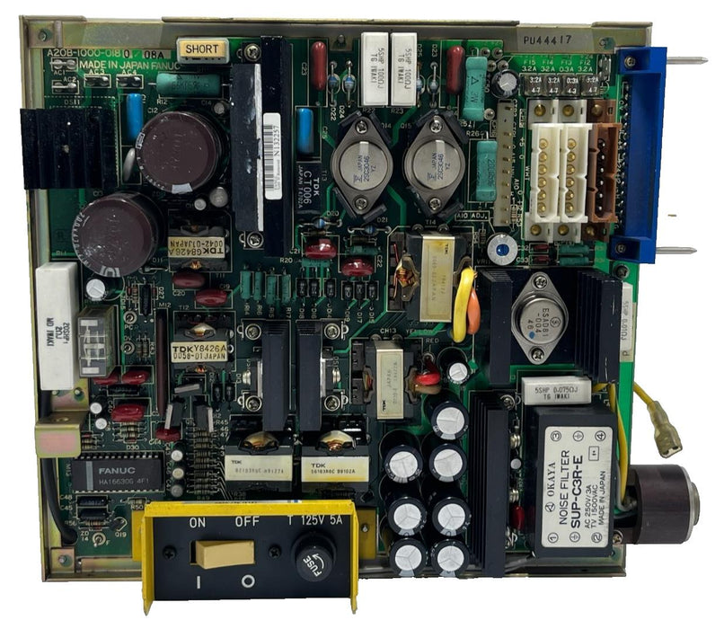 Fanuc A20B-1000-0180-08A Power Supply Unit PCB A20B10000180