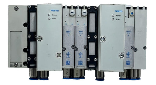 Festo MPA-S Valve Manifold | 2x VPPM-6TA Proportional Valves | 3x VMPA2 Solenoid