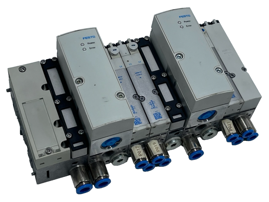 Festo MPA-S Valve Manifold | 2x VPPM-6TA Proportional Valves | 3x VMPA2 Solenoid