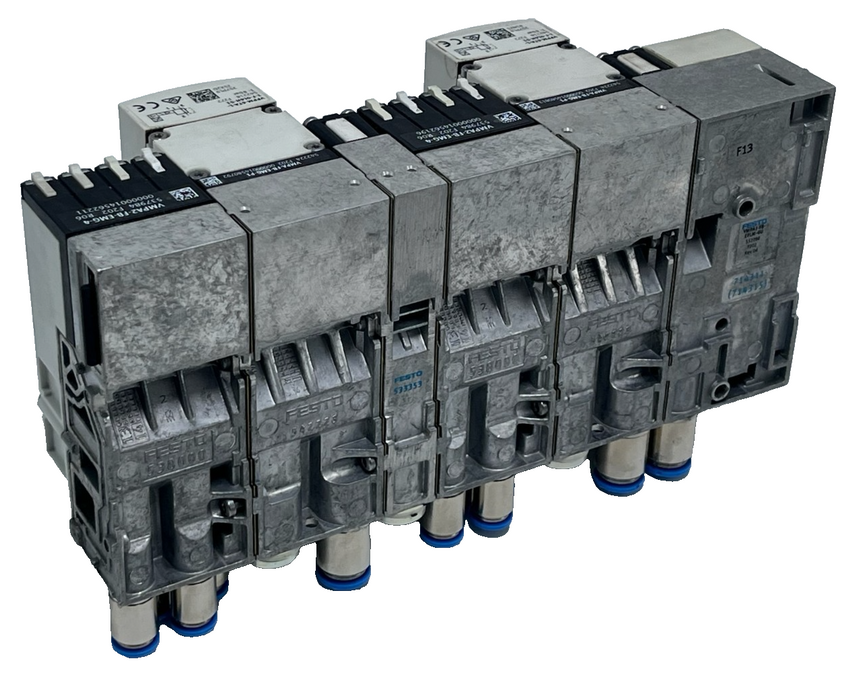 Festo MPA-S Valve Manifold | 2x VPPM-6TA Proportional Valves | 3x VMPA2 Solenoid