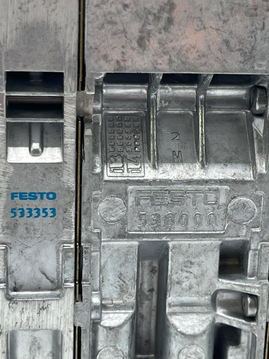 Festo MPA-S Valve Manifold | 2x VPPM-6TA Proportional Valves | 3x VMPA2 Solenoid