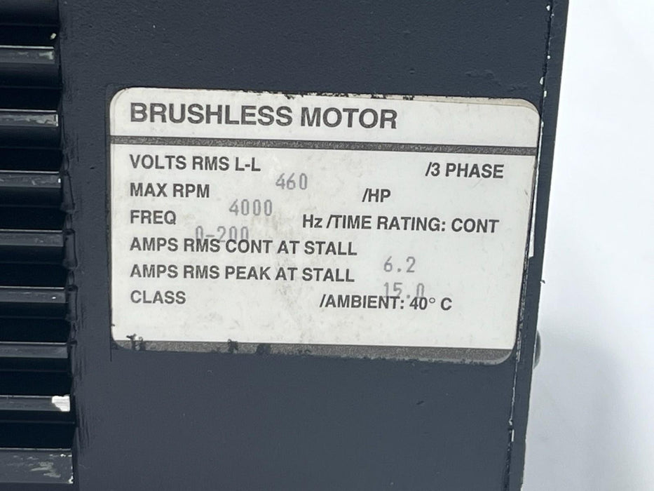 Reliance Electric 1326AS-B460F-21 Servo Motor 460V 2.8kW 4300RPM - Tested/Used