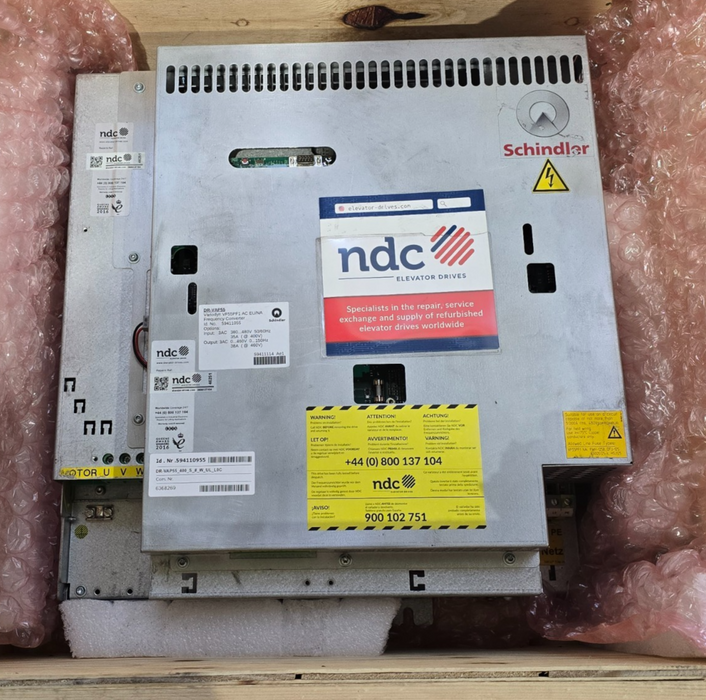 Schindler DR-VAP55 Variodyn VF55PF1 AC Frequency Converter 59411055 | DR-VAP055