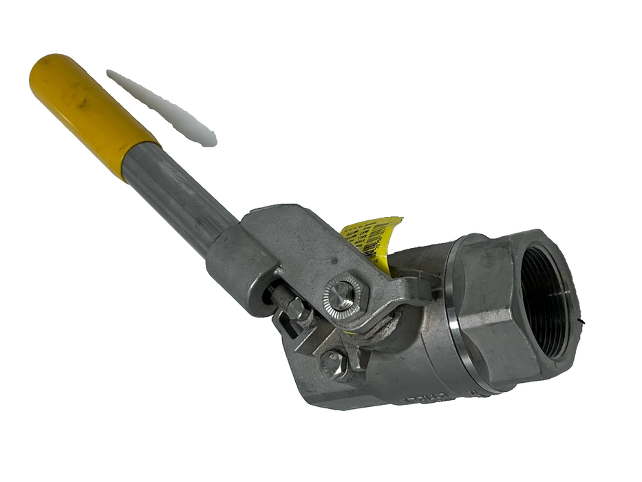 Apollo 76-507-01 Stainless Steel Ball Valve 1-1/2", Spring Return Deadman Handle