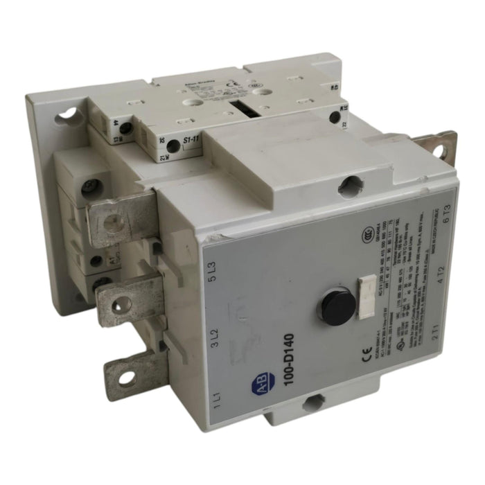 Allen Bradley 100-D140D11 /B IEC Contactor 3PH 140A 600V 110/120V-Coil 100-D140