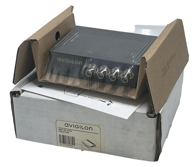 Avigilon ENC-4P-H264 | 4-Port H.264 Analog Video Encoder with Audio Support NSMP