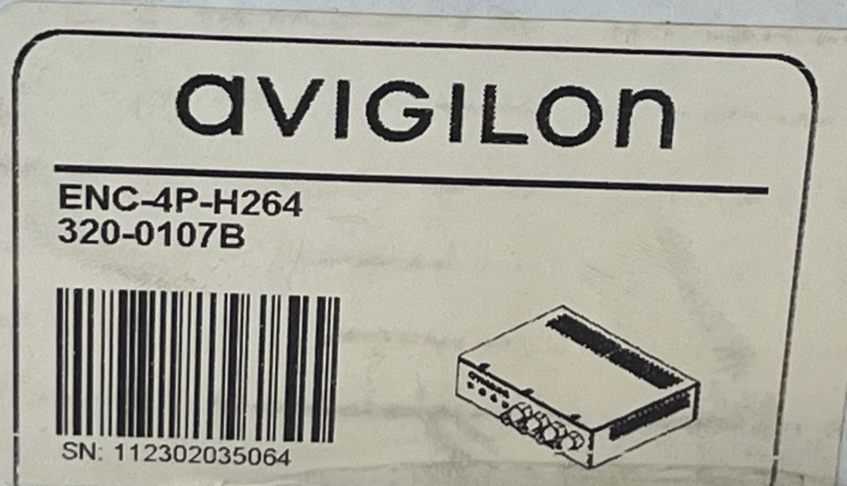 Avigilon ENC-4P-H264 | 4-Port H.264 Analog Video Encoder with Audio Support NSMP