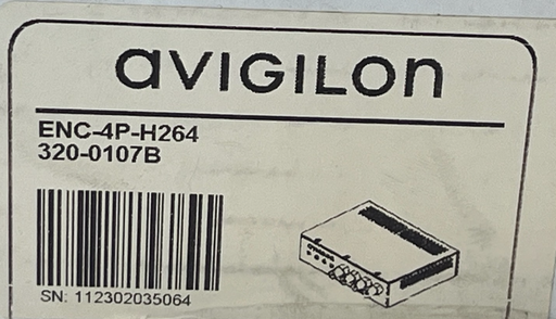 Avigilon ENC-4P-H264 | 4-Port H.264 Analog Video Encoder with Audio Support NSMP