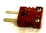 Lot of 10 Marlin Type K Thermocouple Connectors | Flat Pin Male | Red 800°F Max