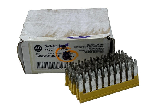 Lot of 12  Allen-Bradley 1492-CJLJ6-10 Ser. A Center Jumpers (Partial Box of 20)